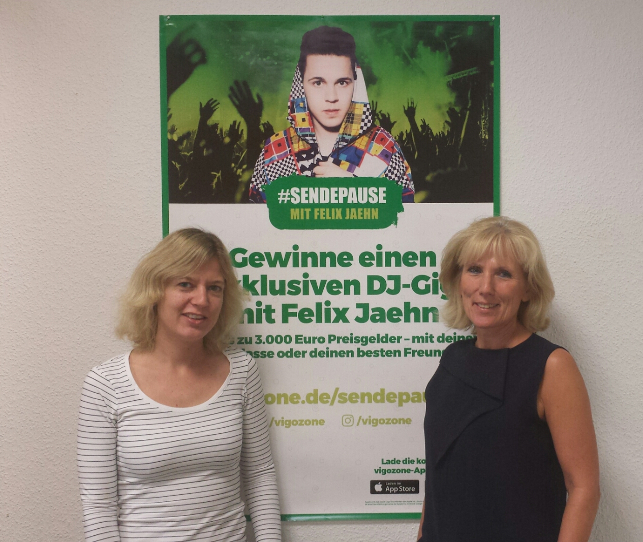 Christiane und Susanne vom #Sendepause Team
