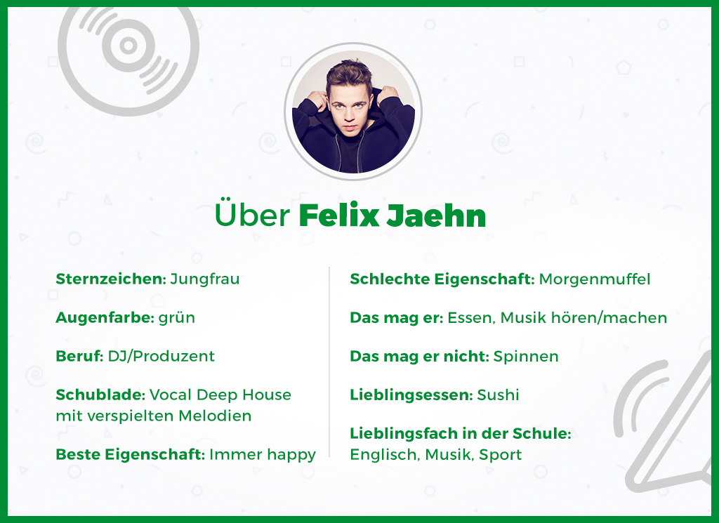 Felix Jaehn privat Steckbrief