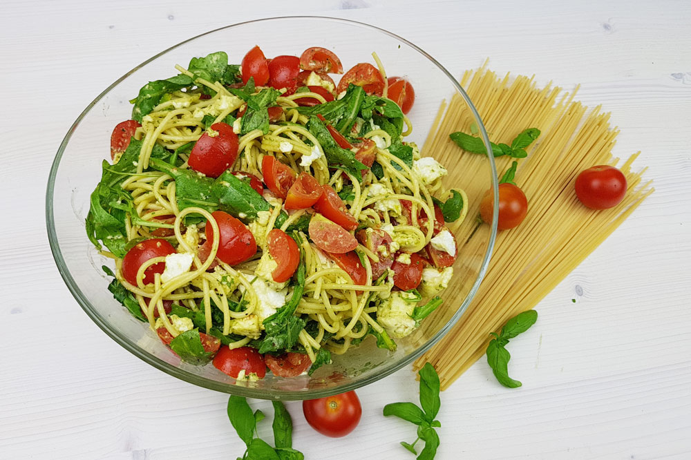 Sommersalat: Spaghettisalat Rezept