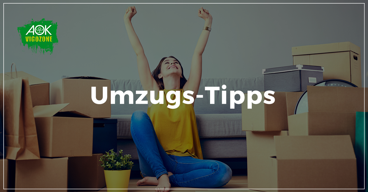 UmzugsTipps für die erste eigene Wohnung vigozone AOK Vigozone