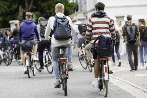 Schüler auf dem Heimweg