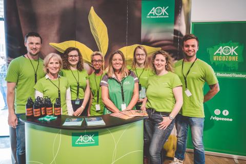 Team der AOK Rheinland Hamburg beim School Dance Battle 2019