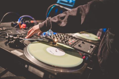 DJ Pult des School Dance Battles