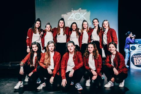 Zweitplatzierte Gruppe Gymnasium Corveystraße