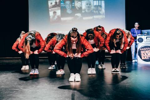 Zweitplatzierte Gruppe Gymnasium Corveystraße