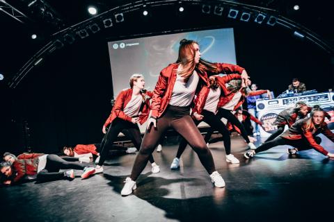 Zweitplatzierte Gruppe Gymnasium Corveystraße