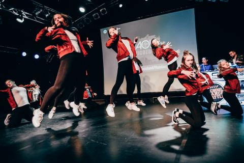 Zweitplatzierte Gruppe Gymnasium Corveystraße