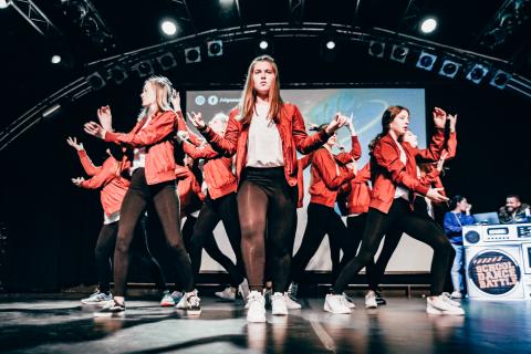 Zweitplatzierte Gruppe Gymnasium Corveystraße