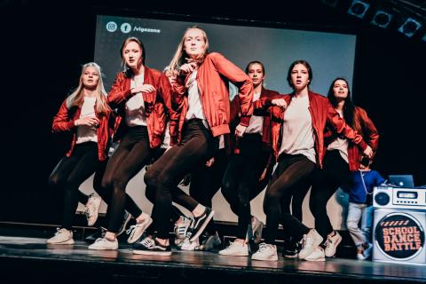 Zweitplatzierte Gruppe Gymnasium Corveystraße