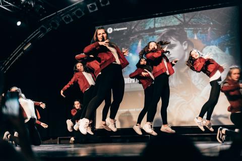 Zweitplatzierte Gruppe Gymnasium Corveystraße