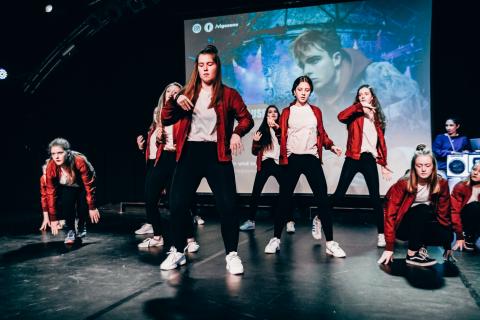 Zweitplatzierte Gruppe Gymnasium Corveystraße