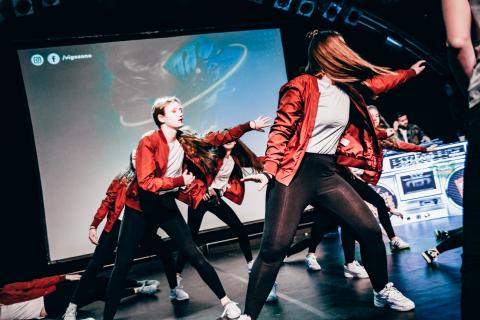 Zweitplatzierte Gruppe Gymnasium Corveystraße