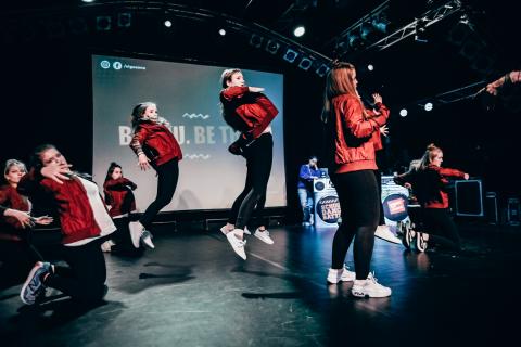 Zweitplatzierte Gruppe Gymnasium Corveystraße