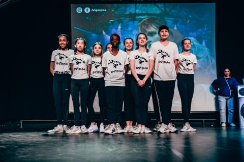 Drittplatzierte Gruppe Dance Teens