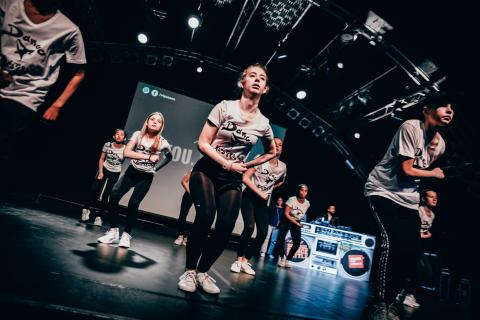 Drittplatzierte Gruppe Dance Teens