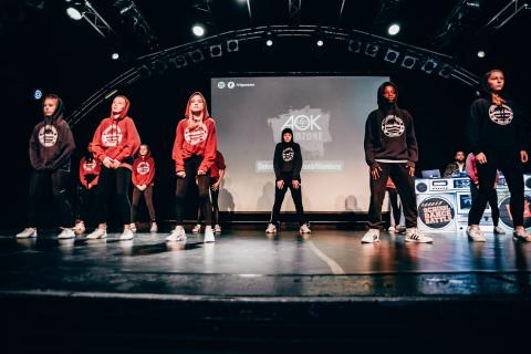 Drittplatzierte Gruppe Dance Teens