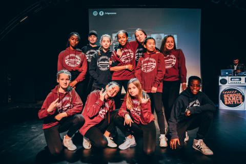 Drittplatzierte Gruppe Dance Teens