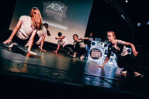 Drittplatzierte Gruppe Dance Teens