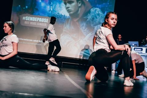 Drittplatzierte Gruppe Dance Teens
