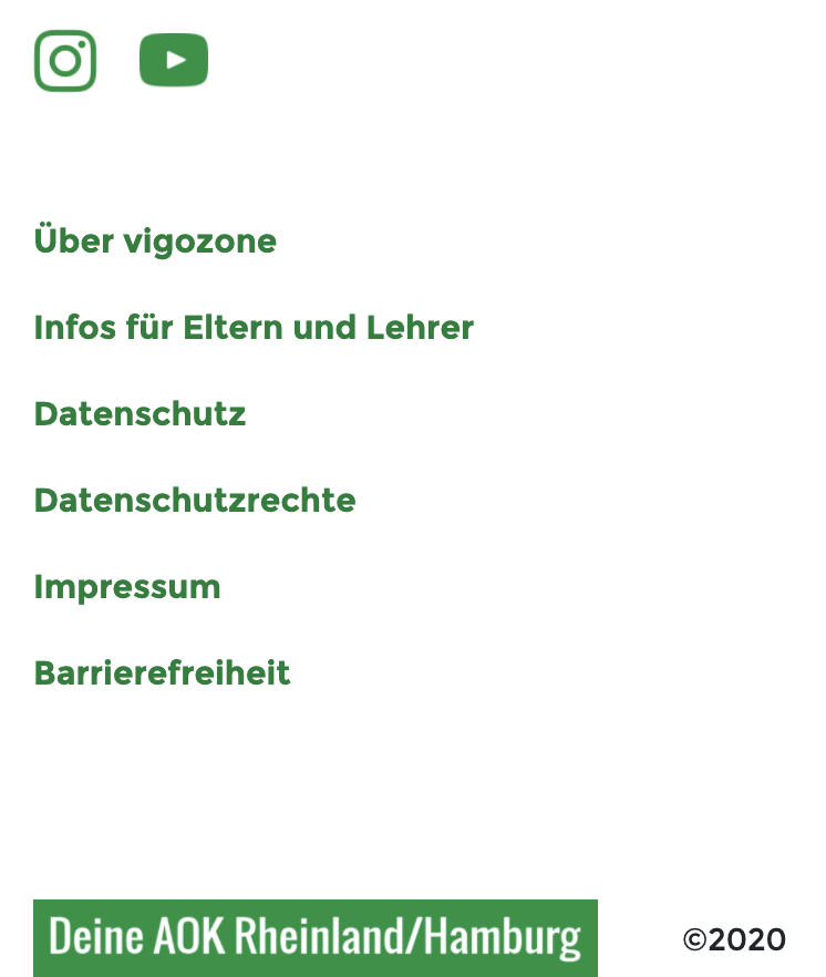 Screenshot vom Menu